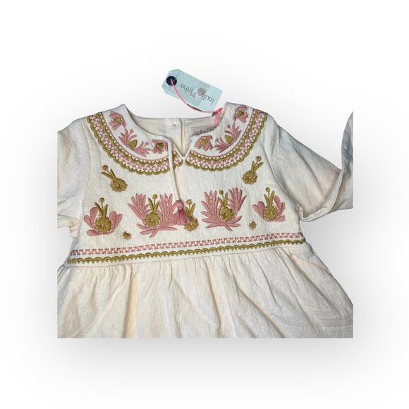 Louise Misha NWT Pink Embroidered Dress - Picture 2 of 4